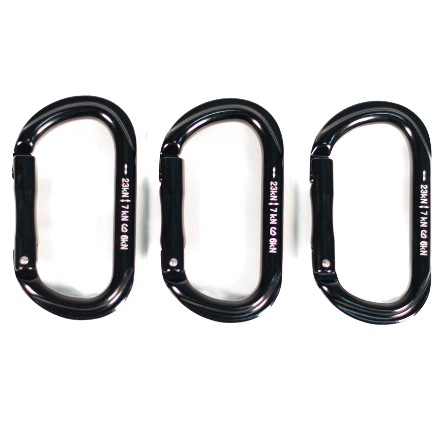 Carabiners Carabiners 3 carabiners Etched