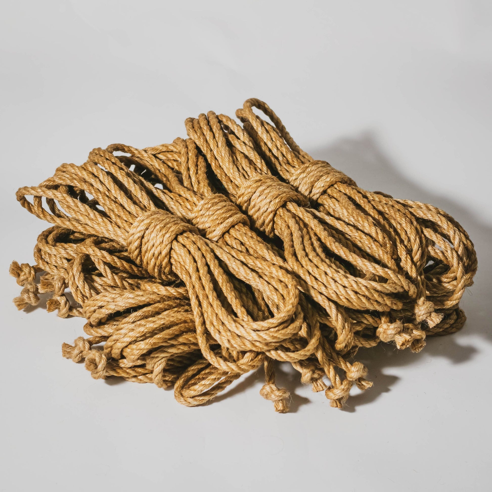 Treated - 6mm Jute Rope Shibari Rope Bundle of 8