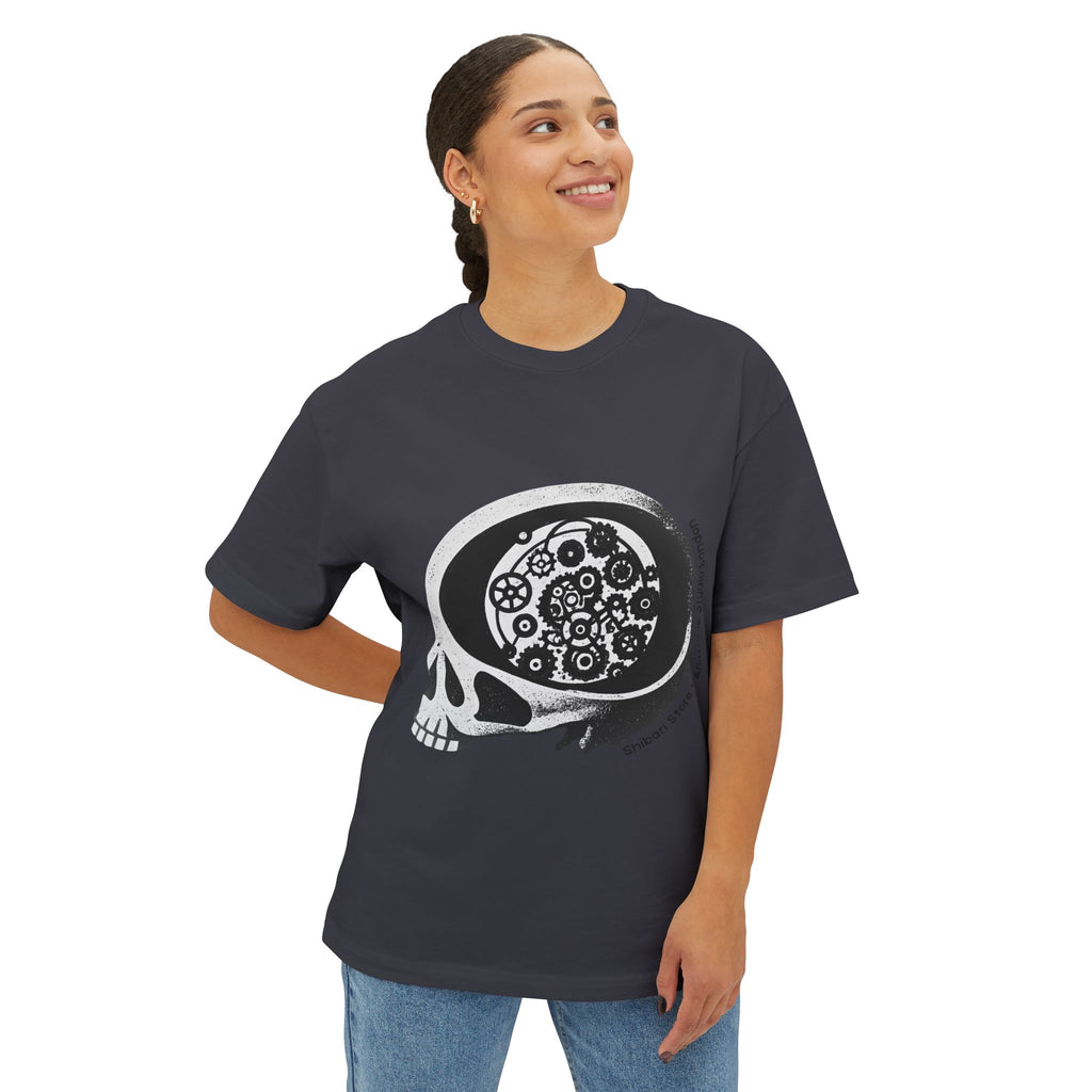Official Shibari Store x Anatomie Skull Logo - Unisex Boxy Tee